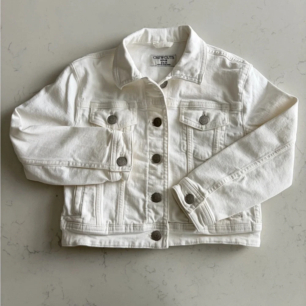 Crewcuts Girls' Cropped Denim Jacket